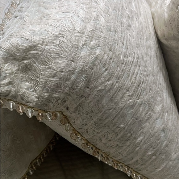 EASTERN ACCENTS -Harper Sheer Overlay Euro Sham , Set of 3 - Picture 14 of 16
